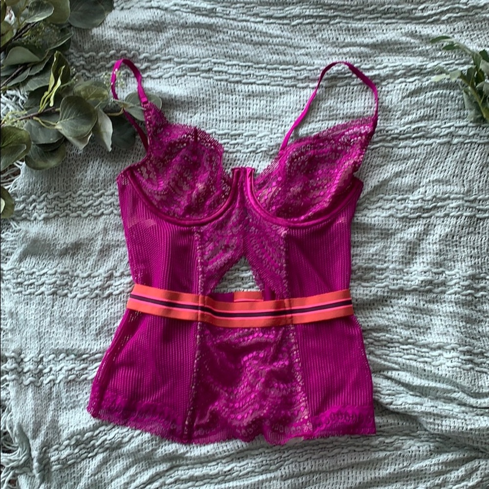 Fuchsia Lingerie Top